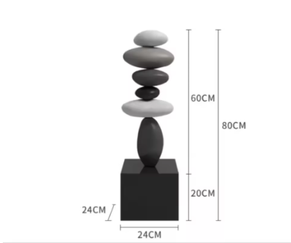Home Decor Luxury Stones Fortune Turns Statue Living room Ornament Floor Sofas Decorative Art Nordic Housewarming Gifts