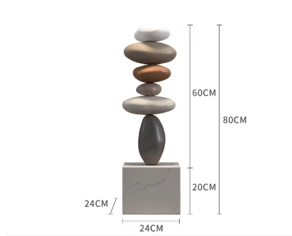 Home Decor Luxury Stones Fortune Turns Statue Living room Ornament Floor Sofas Decorative Art Nordic Housewarming Gifts